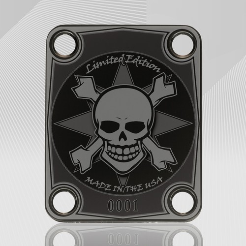 Engraved neck plate standard - engraved,