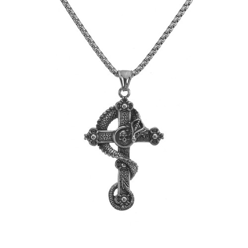 Skull and crossbones necklace - skull,